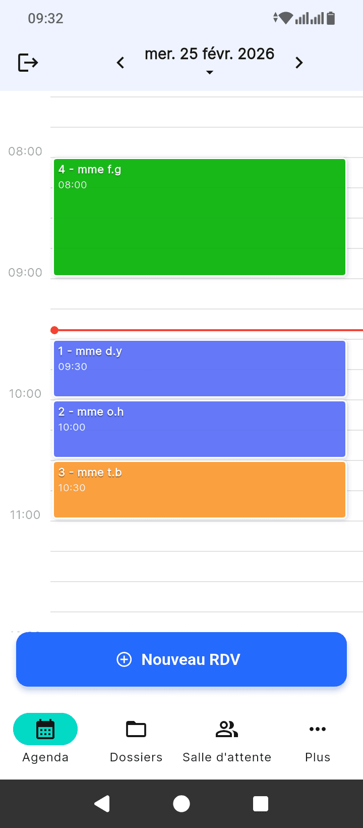 doctoGyn Mobile EMR Application Screen 2 for Women's Health